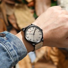 CURREN Luxury Brand Men Leather Sports Watches Men's Army Military Watch Man Big Dial Analog Quartz Clock Relogio Masculino