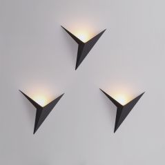Modern minimalist triangle shape LED Wall Lamps  Nordic style Indoor Wall Lamps Living Room Lights 3W AC85-265V Simple Lighting