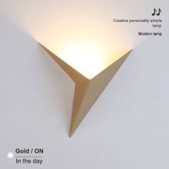 Modern minimalist triangle shape LED Wall Lamps  Nordic style Indoor Wall Lamps Living Room Lights 3W AC85-265V Simple Lighting