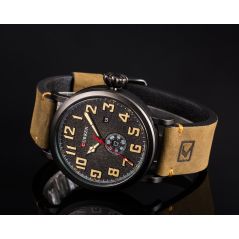 New CURREN Mens Watches Top Brand Luxury Men's Quartz Watch Waterproof Sport Military Watches Men Leather relogio masculino