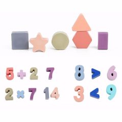 Preschool Wooden Montessori Toys Geometric Shape Cognition Match Baby Education Teaching Aids Board Math Toys for Children