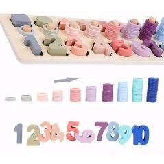 Preschool Wooden Montessori Toys Geometric Shape Cognition Match Baby Education Teaching Aids Board Math Toys for Children