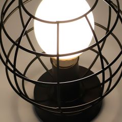 Vintage LED E27 Celing Light Modern Nordic Retro Iron lamp Decor For Living Room Bar Black Loft E27 Home Lights Cage Fixture