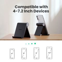 Ugreen Adjustable Mobile Phone Holder Stand Foldable Smartphone Support Tablet Stand for Phone Desk Cell Phone Holder Stand