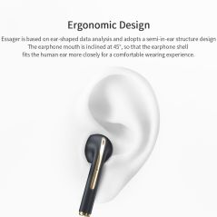 Essager J18 TWS Bluetooth Headphones Stereo True Wireless Headset Earbuds In Ear Handsfree Earphones Ear Buds For Mobile Phone