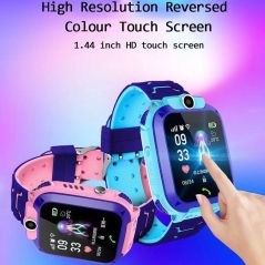 Q12 Children's Smart Watch SOS Phone Watch Smartwatch For Kids With Sim Card Photo Waterproof IP67 Kids Gift For IOS Android