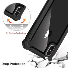 Heavy Duty Shockproof Phone Case For iPhone 11 Pro Max X XR XS Max SE 2020 6 6S 7 8 Plus 5S Soft TPU+PC Transparent Back Cover