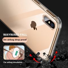 Luxury Transparent Shockproof Silicone Case For iPhone 11 X Xr Xs Max Case 12 11 Pro Max 8 7 6s Plus SE Case Silicone Back Cover