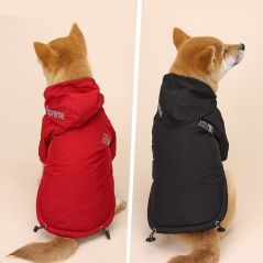 Pet Dog Winter  Waterproof Coat Puppy Warm Jacket The Dog Face Hoodie Reflective Clothing For Small Medium Dogs Cat Pet Clothes
