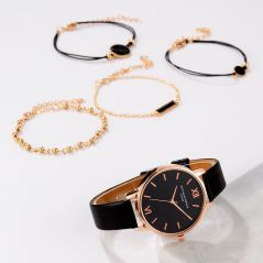 Watch Set Women 5pcs Woman Quartz Wristwatch Leather Ladies Bracelet Luxury Watch Casual Relogio Femenino Gift For Girlfriend