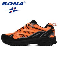 BONA 2020 New Designers Popular Sneakers Hiking Shoes Men Outdoor Trekking Shoes Man Tourism Camping Sports Hunting Shoes Trendy