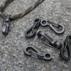 10 Pcs Equipment Survival EDC Paracord Carabiner Snap Mini SF Spring Clip Camping Hiking Hook Backpack Tactical Buckle Clip