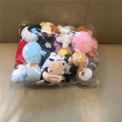 10PCS Random Styles Plush Toy 5-15CM , Bear , Penguin , Panda Cute Soft Stuffed Doll For Kids Christmas Gift