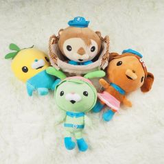 19/30/46cm Octonauts Stuffed Plush Animal Toys Barnacles Kwazii Tweak Peso Dashi Cartoon Soft Supple Doll Boy And Girl Toy Gift