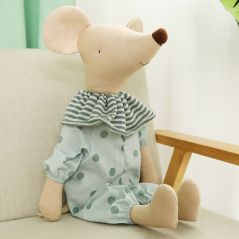 Cute Baby Mouse Plush Toys Stuffed Animal Mouse Dolls Lovely Rat With Clothes Kids Birthday Gifts Toys for Boys Girls