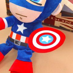 Disney 27cm Man Spiderman Plush Toys Movie Dolls Marvel Avengers Soft Stuffed Hero Captain America Iron Christmas Gifts for Kids
