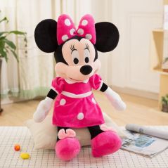 New 10/30/40/50cm Mickey Mouse Minnie Plush Toy Cartoon Anime Minnie Mouse Stuffed Doll Toys Birthday Christmas Gift for Kids