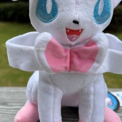 30cm New Pokemon Plush Toy Squat Sylveon Cuddly Cartoon Stuffed Animal Soft Doll Gift