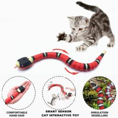Interactive Cat Toy - Smart Sensing Snake for Pet Dogs and Kittens
