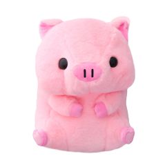 2020 Pink Sitting Pig Big Head Piggy Stuffed Doll Huggable Animal Plush Toy Kids Sleeping Companion Appeasing Plushie 40/50cm