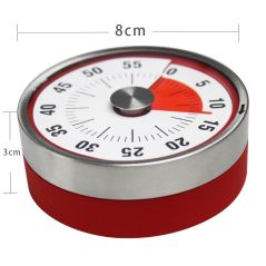 Baldr Stainless Steel Kitchen Timer Alarm Cooking Timer mechanical Round Countdown Magnetic Clock Timer