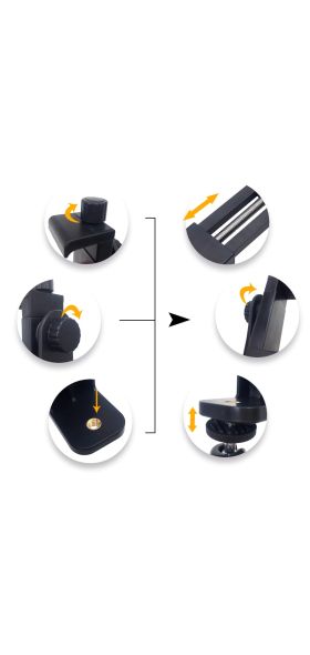1/4 threaded hole Universal Tripod Mount Cell Phone Clip Holder 360 Rotation Tripod Stand for iPhone Xplus Samsung Xiaomi Huawei