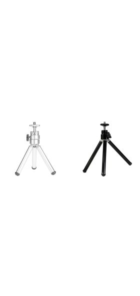 1PC Mini Aluminum Alloy Desktop Tripod 2 Section Stand Holder for Projector Camera