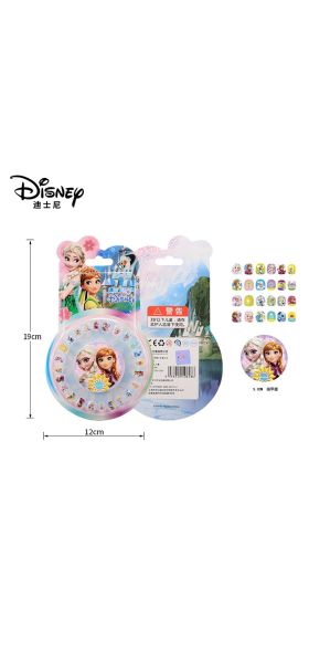 24 Each a box Disney frozen 2 Children's Nail Stickers toy Elsa and Anna Sofia Princess toy nail Decoration fake nails girl gift