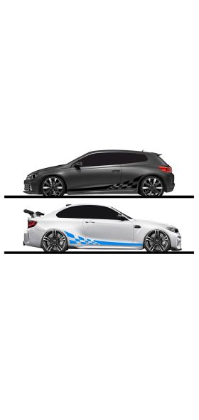 2pcs/lot 220x25cm Car DIY Both Sides Stickers Race Stripes Camouflage Automobiles Products Car Wrap Vinyl Film Car Accessories