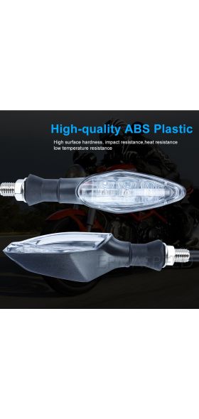 4 pieces Motorcycle LED Turn Signal Indicator Amber flasher Light for Ducati monster 796 800 1199 panigale Motocross Accessories