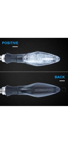 4 pieces Motorcycle LED Turn Signal Indicator Amber flasher Light for Ducati monster 796 800 1199 panigale Motocross Accessories