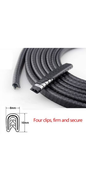 Car Door Protector Decortaion Strip Universal Auto Door Edge Bumper Protector Stickers Anti-scratch Car Styling Mouldings Strip