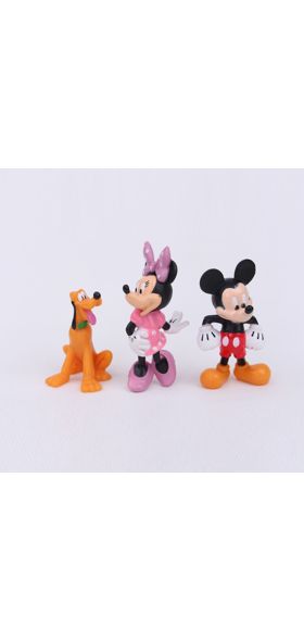 Disney Toys Mickey Mouse Clubhouse Action Figure Toys Cute Mini Mickey & Minnie& Pluto & Donald Duck PVC Collection Dolls