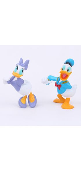 Disney Toys Mickey Mouse Clubhouse Action Figure Toys Cute Mini Mickey & Minnie& Pluto & Donald Duck PVC Collection Dolls