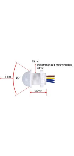 LED Night Light PIR Infrared Human Body Induction Motion Sensor Detector Switch For Home Lighting Lampe LED Sensitive Night Lamp