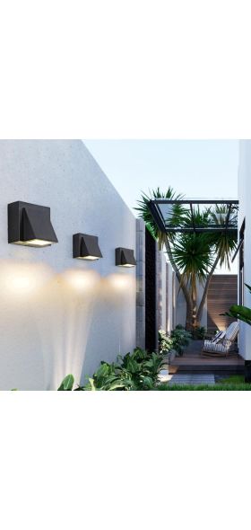 LED Wall Lamp IP65 Outdoor Waterproof Garden Porch Lighting Lamp 5W 10W Modern Simple Aluminum Indoor Wall Light