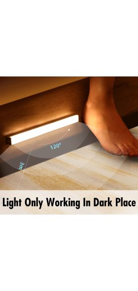 Motion Sensor Wireless LED Night Lights Bedroom Decor Light Detector Wall Decorative Lamp Staircase Closet Room Aisle Lighting