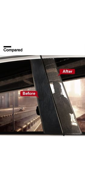 Nano Carbon Fiber Car Sticker DIY Paste Protector Strip Auto Door Sill Side Mirror Anti Scratch Tape Waterproof Protection Film