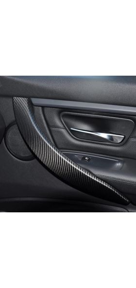 Nano Carbon Fiber Car Sticker DIY Paste Protector Strip Auto Door Sill Side Mirror Anti Scratch Tape Waterproof Protection Film