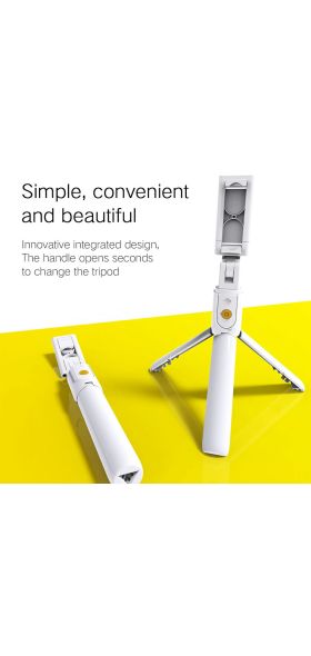 Onvian 3 in 1 Wireless Bluetooth Selfie Stick with Shutter Remote Tripod for Phone Monopod for iPhone Huawei Samsung Oneplus