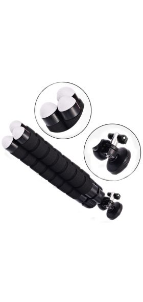 Roreta Portable tripod mini  flexible  sponge octopus tripod suitable for mobile phone iPhone Samsung Gopro 8 7 camera