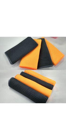 Soft Car Window Care Microfiber Wax Polishing Detailing Towel Car Cleaning Wash Traceless Cloth Kitchen Cleaner 40x40cm