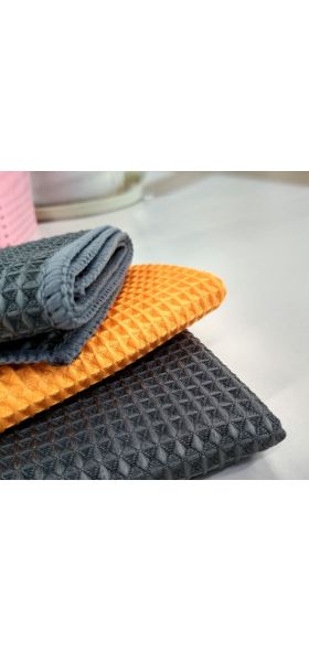 Soft Car Window Care Microfiber Wax Polishing Detailing Towel Car Cleaning Wash Traceless Cloth Kitchen Cleaner 40x40cm