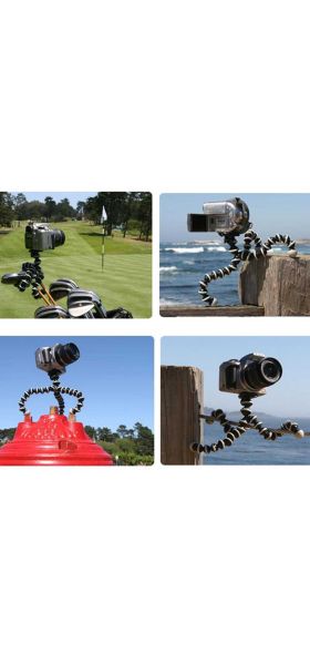 Universal Smartphone Sports Camera Stand Mini Octopus Tripod Holder With Clip Mobile Phone Tripod Gorillapod For iPhone Huawei