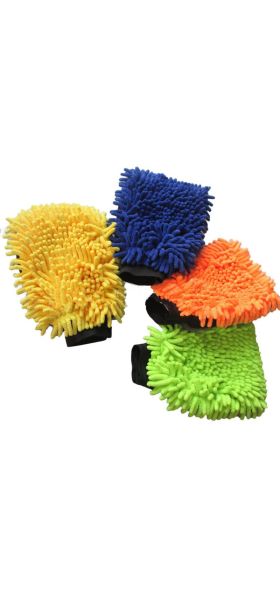 Waterproof Car Wash Microfiber Chenille Gloves Thick Car Cleaning Mitt Wax Detailing Brush Auto Care Double-faced Glove