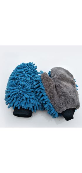 Waterproof Car Wash Microfiber Chenille Gloves Thick Car Cleaning Mitt Wax Detailing Brush Auto Care Double-faced Glove