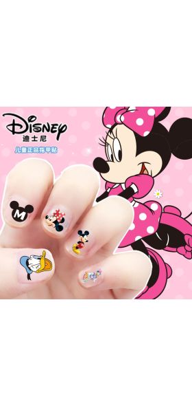 girls Frozen elsa and Anna Makeup Toys Nail Stickers Disney snow White Princess Sophia Mickey Minnie kids earrings sticker toys
