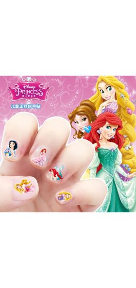 girls Frozen elsa and Anna Makeup Toys Nail Stickers Disney snow White Princess Sophia Mickey Minnie kids earrings sticker toys