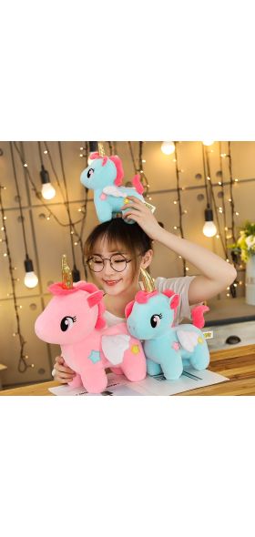 10/20cm Soft Unicorn Plush Toy Baby Kids Appease Sleeping Pillow Doll Animal Stuffed Plush Toy Birthday Gifts for Girls Children