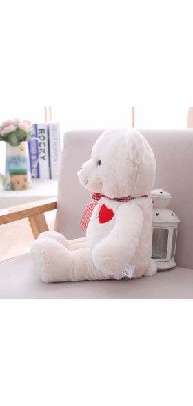 1pc 35/50cm Lovely Teddy Bear Plush Toys Stuffed Cute Bear with Heart Doll Girls Valentine's Gift Kids Baby Christmas Brinquedos